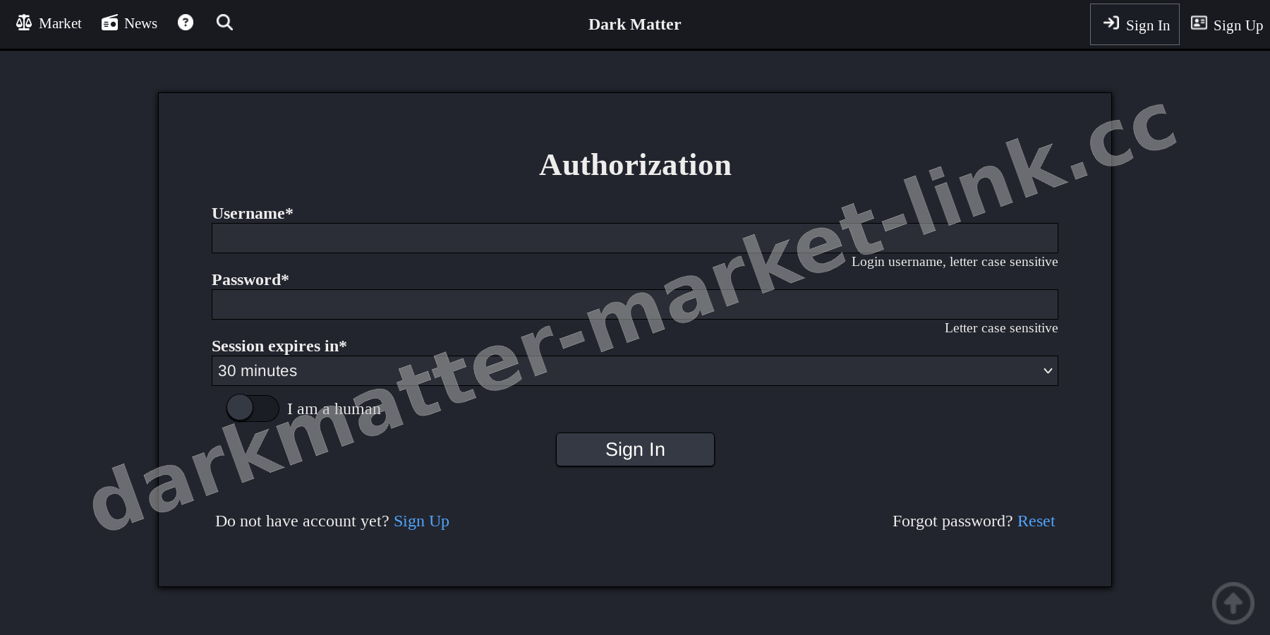 User Login Interface